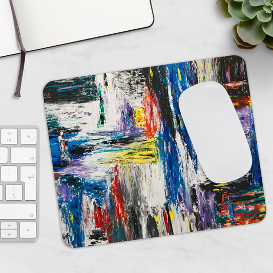 MOUSE PAD - BLUE WATERFALL - Home Decor BY Albert Levi Art