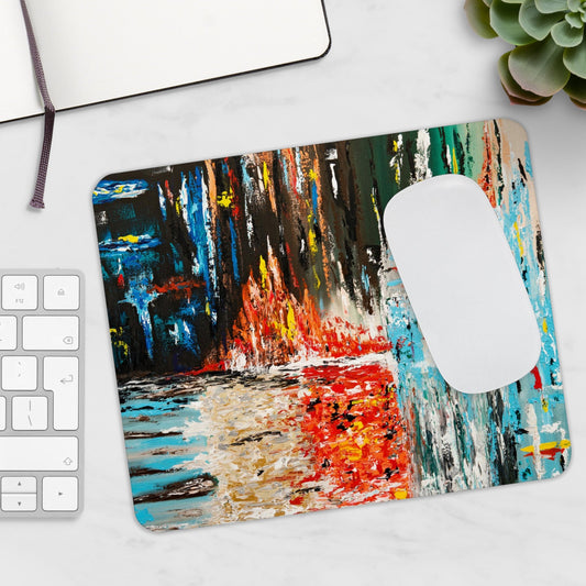 MOUSE PAD - CONNECTIONS - Home Decor BY Albert Levi Art