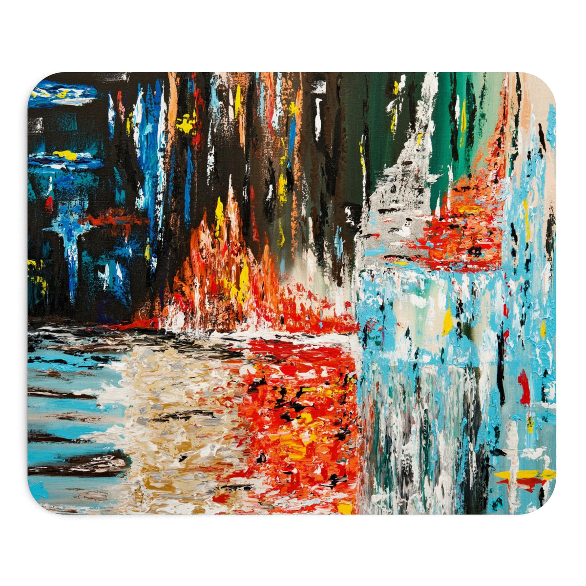 MOUSE PAD - CONNECTIONS - Home Decor BY Albert Levi Art