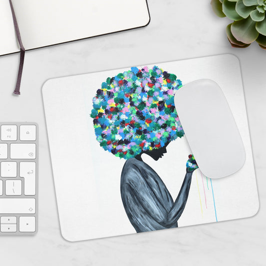 MOUSE PAD - FLOWERS IN THE HAIR - Home Decor BY Albert Levi Art