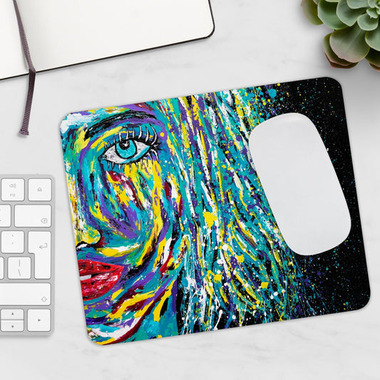 MOUSE PAD - HARD LIFE, GOOD LIFE - Home Decor BY Albert Levi Art