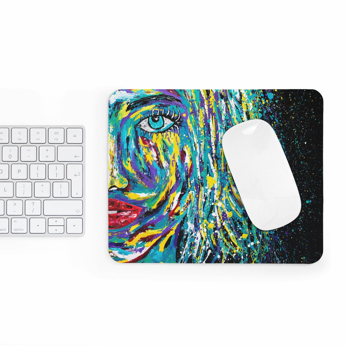 MOUSE PAD - HARD LIFE, GOOD LIFE - Home Decor BY Albert Levi Art
