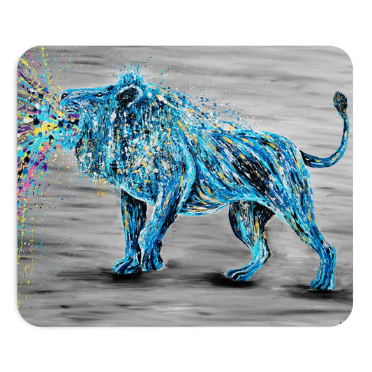 MOUSE PAD - ROAR OF STRENGTH - Home Decor BY Albert Levi Art