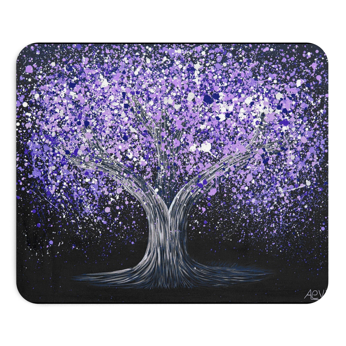 Mouse Pad - TRANQUIL PURPLE - Home Decor BY Albert Levi Art