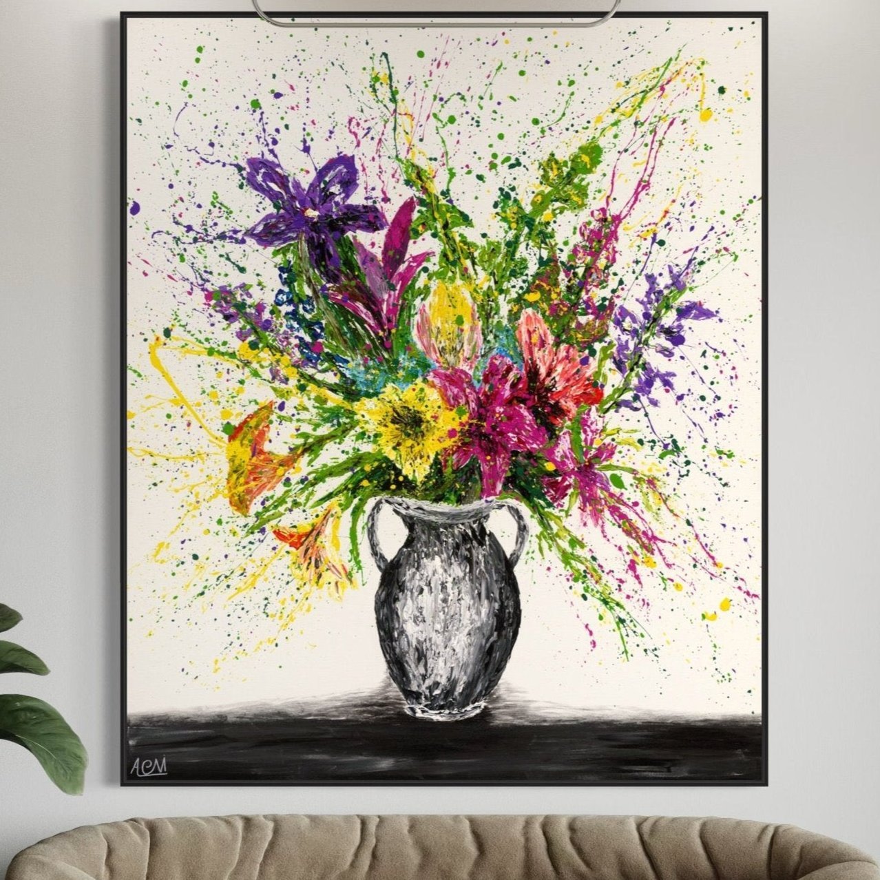 My Bouquet - Canvas BY Albert Levi Art
