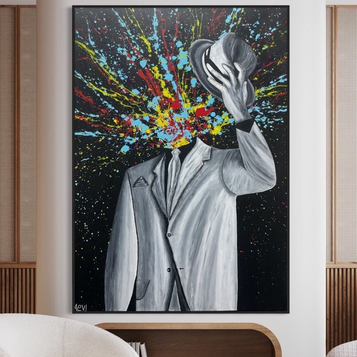 MY HEAD EXPLODED - Canvas BY Albert Levi Art