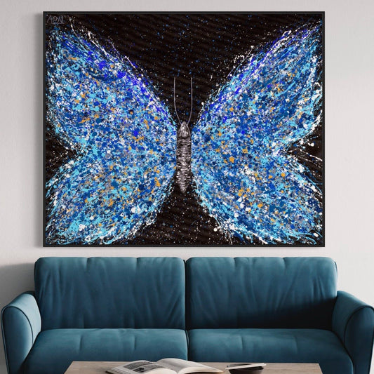 ORIGINAL ARTWORK - Blue Dream - BY Albert Levi Art