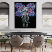 ORIGINAL ARTWORK - Butterfly / Elephant - BY Albert Levi Art
