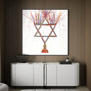 ORIGINAL ARTWORK - Chanuka - Hanukkah - BY Albert Levi Art