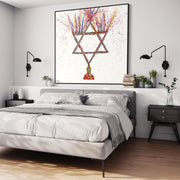 ORIGINAL ARTWORK - Chanuka - Hanukkah - BY Albert Levi Art