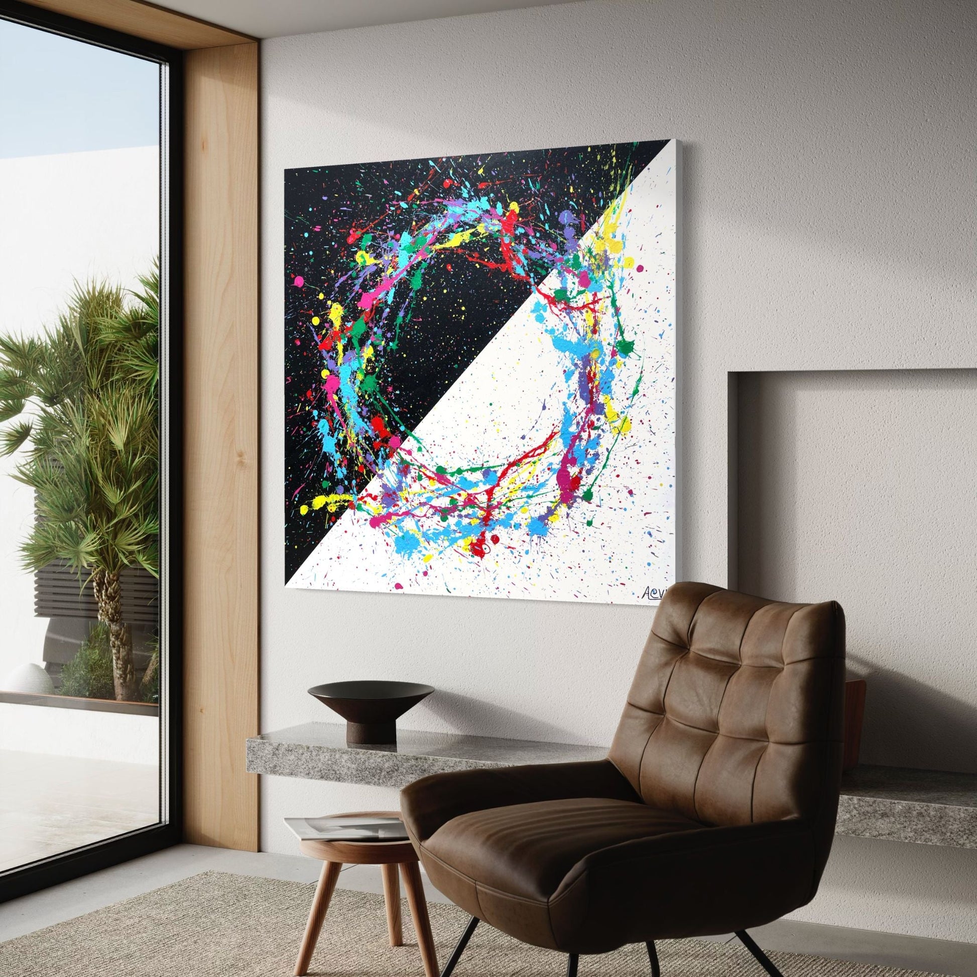 ORIGINAL ARTWORK - CIRCLE OF LIFE - BY Albert Levi Art