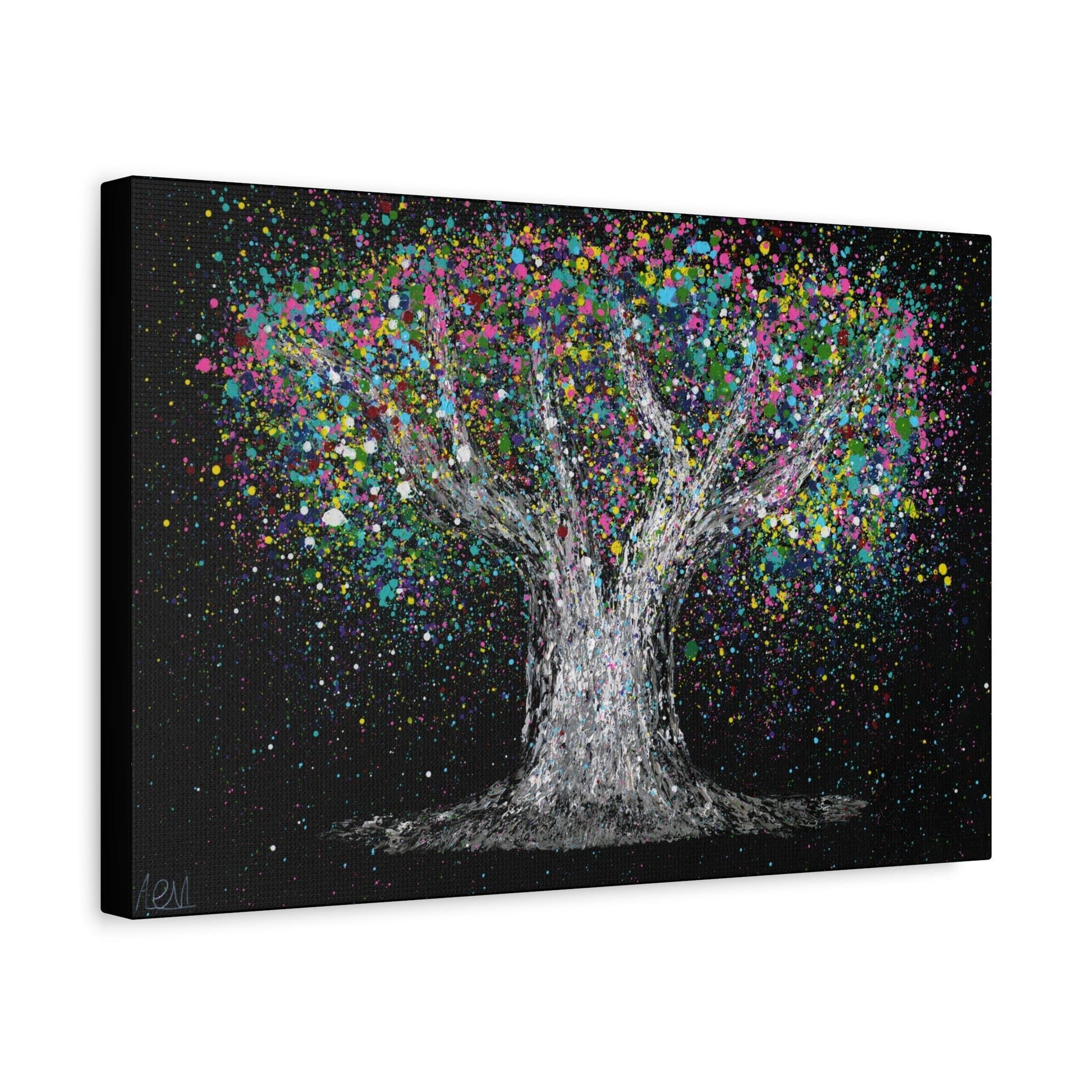 ORIGINAL ARTWORK - COLORFUL DREAM - Canvas BY Albert Levi Art
