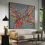 ORIGINAL ARTWORK - Colorful Wings - BY Albert Levi Art