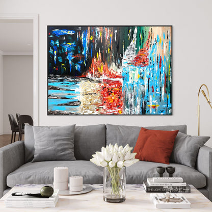 ORIGINAL ARTWORK - CONNECTIONS - BY Albert Levi Art