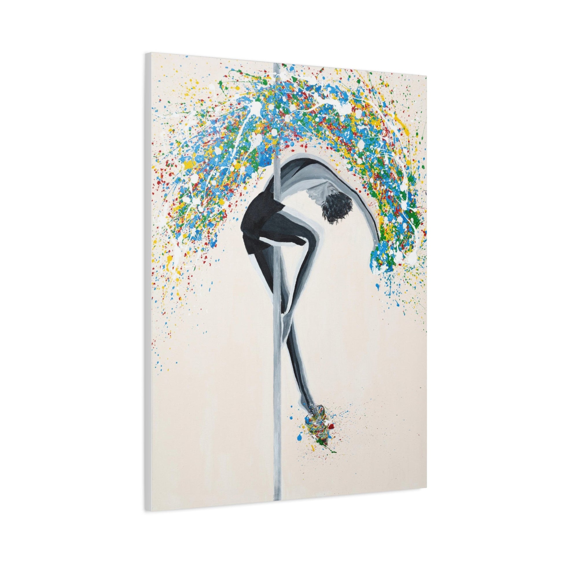 ORIGINAL ARTWORK - Dancing with Color - BY Albert Levi Art