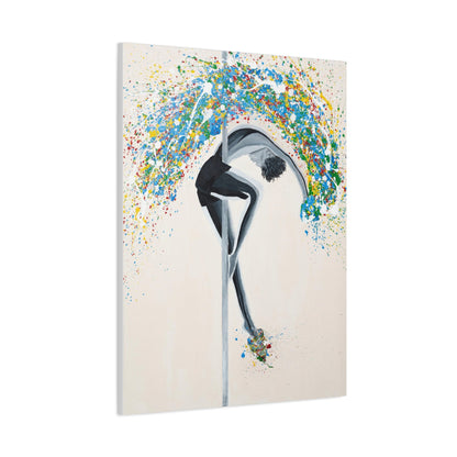 ORIGINAL ARTWORK - Dancing with Color - BY Albert Levi Art