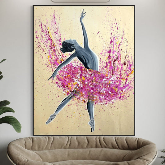 ORIGINAL ARTWORK - Elegance In Motion - BY Albert Levi Art