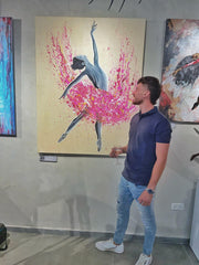 ORIGINAL ARTWORK - Elegance In Motion - BY Albert Levi Art