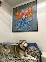 ORIGINAL ARTWORK - Explosive Power - BY Albert Levi Art