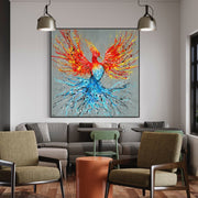 ORIGINAL ARTWORK - Explosive Power - BY Albert Levi Art