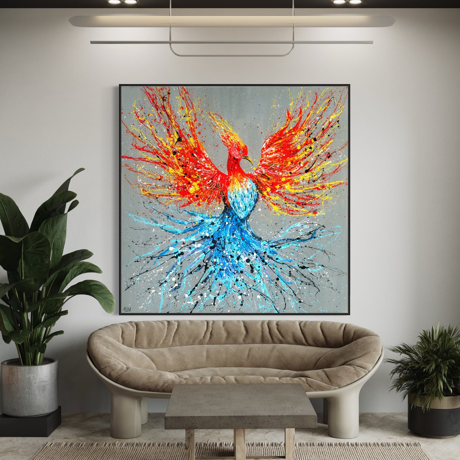 ORIGINAL ARTWORK - Explosive Power - BY Albert Levi Art