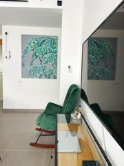 ORIGINAL ARTWORK - Family Stride - Canvas BY Albert Levi Art