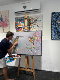 ORIGINAL ARTWORK - FREEDOM - BY Albert Levi Art