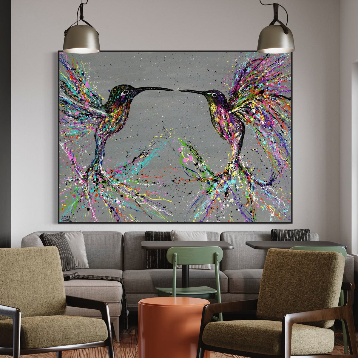 ORIGINAL ARTWORK - FREEDOM - BY Albert Levi Art