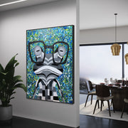 ORIGINAL ARTWORK - Funky Frog in Square Shades - BY Albert Levi Art