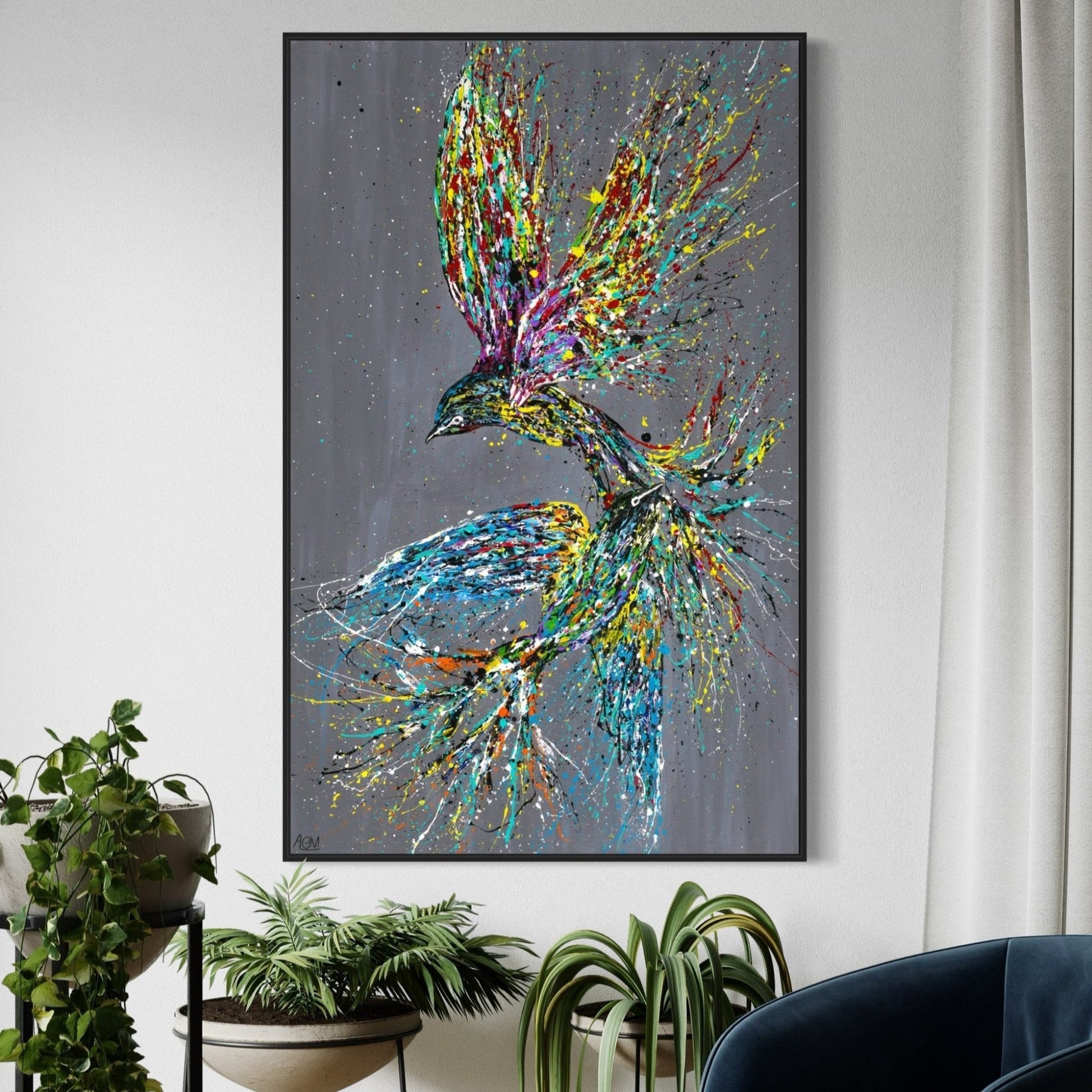 ORIGINAL ARTWORK - Happiness - BY Albert Levi Art