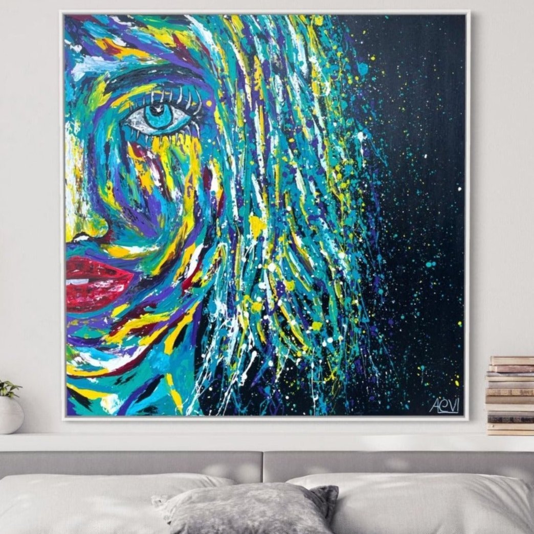 ORIGINAL ARTWORK - Hard life, good life - BY Albert Levi Art