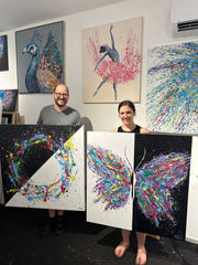 ORIGINAL ARTWORK - Harmony Wings - BY Albert Levi Art