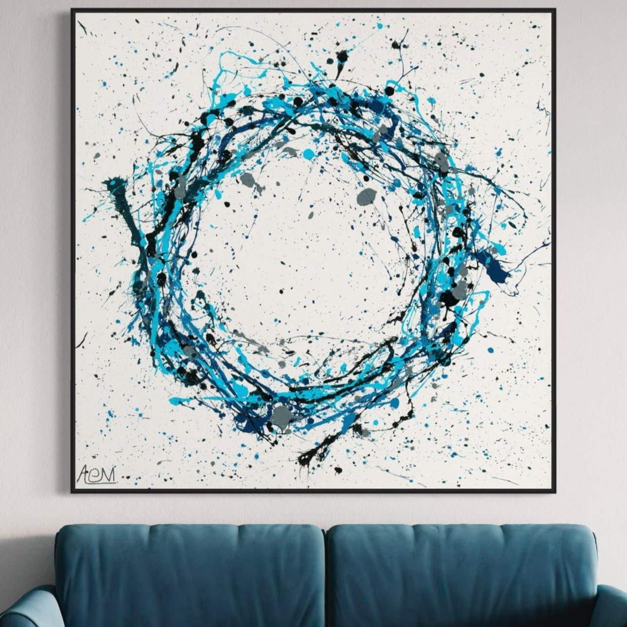 ORIGINAL ARTWORK - Hurricane - BY Albert Levi Art