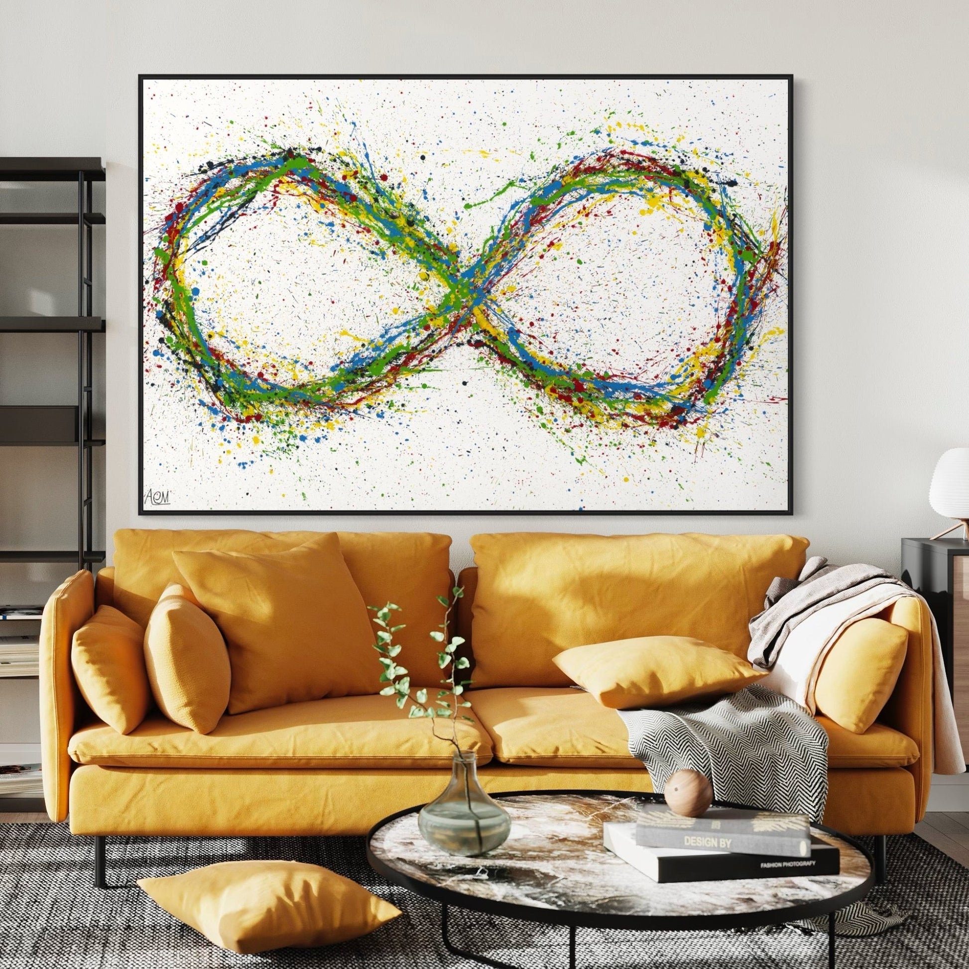 ORIGINAL ARTWORK - Infinity - BY Albert Levi Art