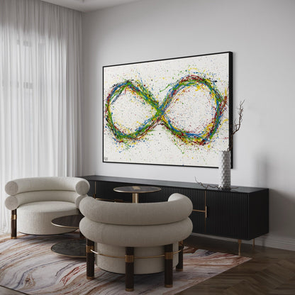 ORIGINAL ARTWORK - Infinity - BY Albert Levi Art
