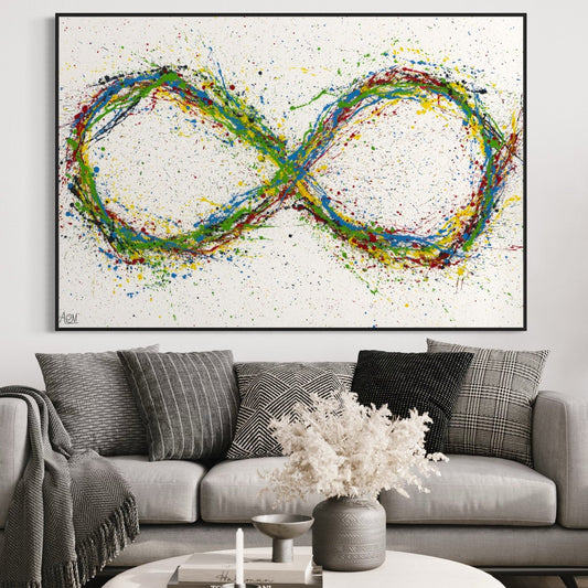 ORIGINAL ARTWORK - Infinity - BY Albert Levi Art