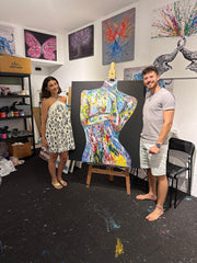 ORIGINAL ARTWORK - Intriguing beauty - BY Albert Levi Art