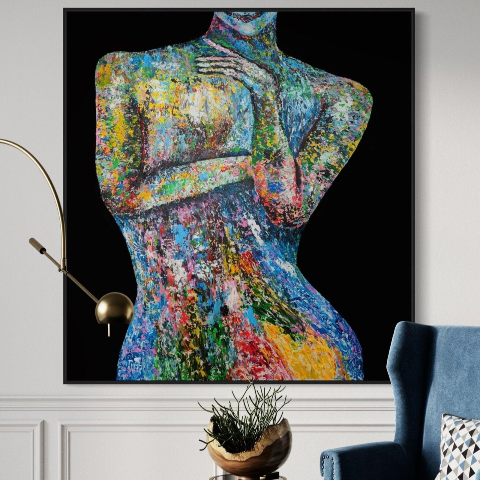 ORIGINAL ARTWORK - Intriguing beauty - BY Albert Levi Art