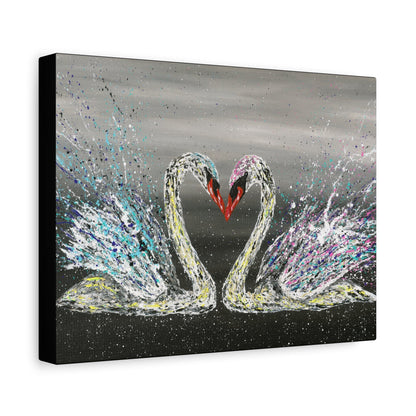 ORIGINAL ARTWORK - LOVE - Canvas BY Albert Levi Art