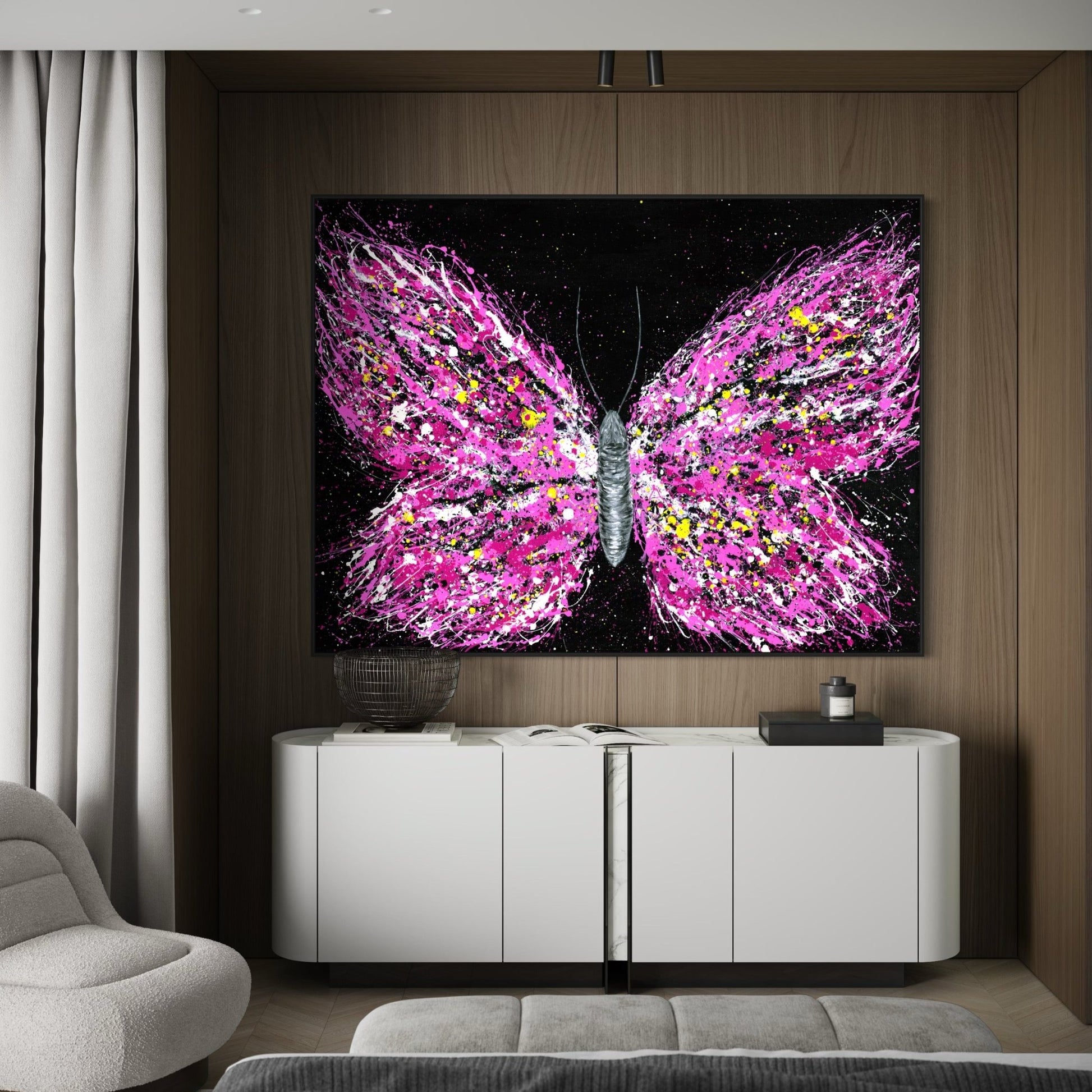 ORIGINAL ARTWORK - Pink Dream - BY Albert Levi Art