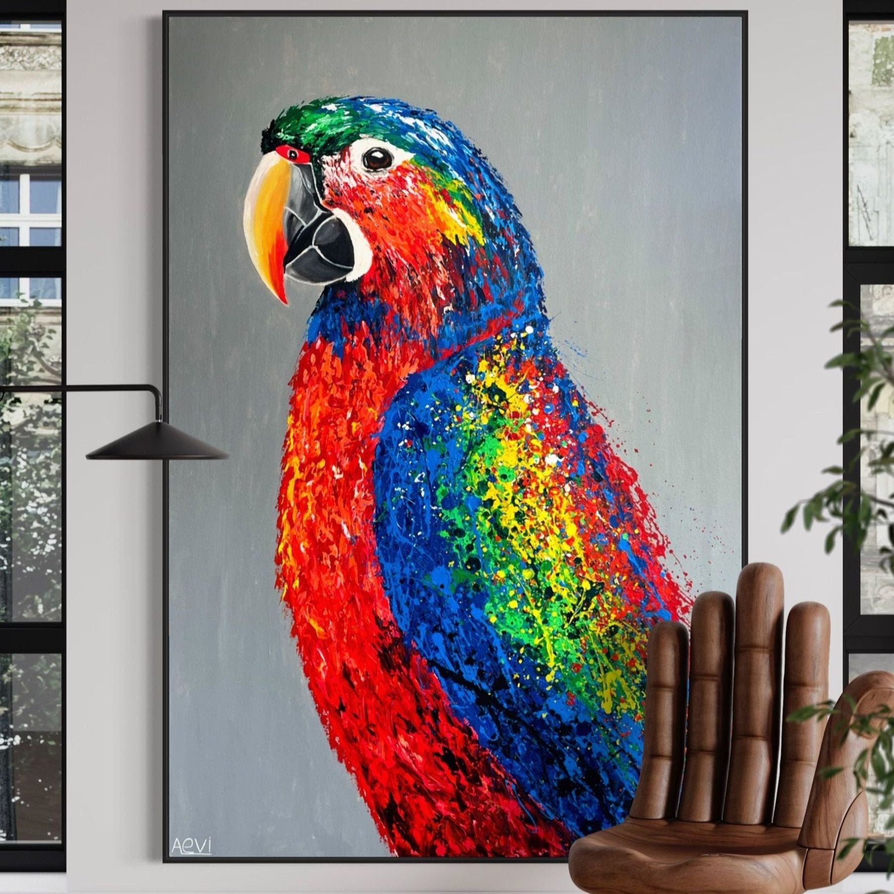 ORIGINAL ARTWORK - Tropical Color - BY Albert Levi Art