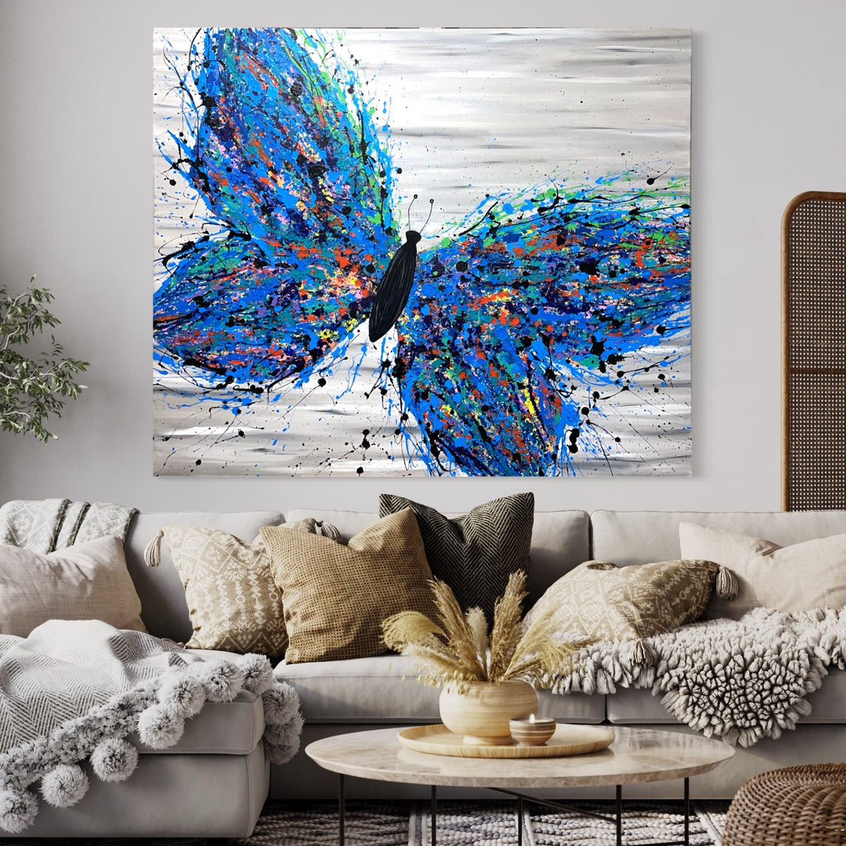 ORIGINAL ARTWORK - WILD BUTTERFLY - BY Albert Levi Art
