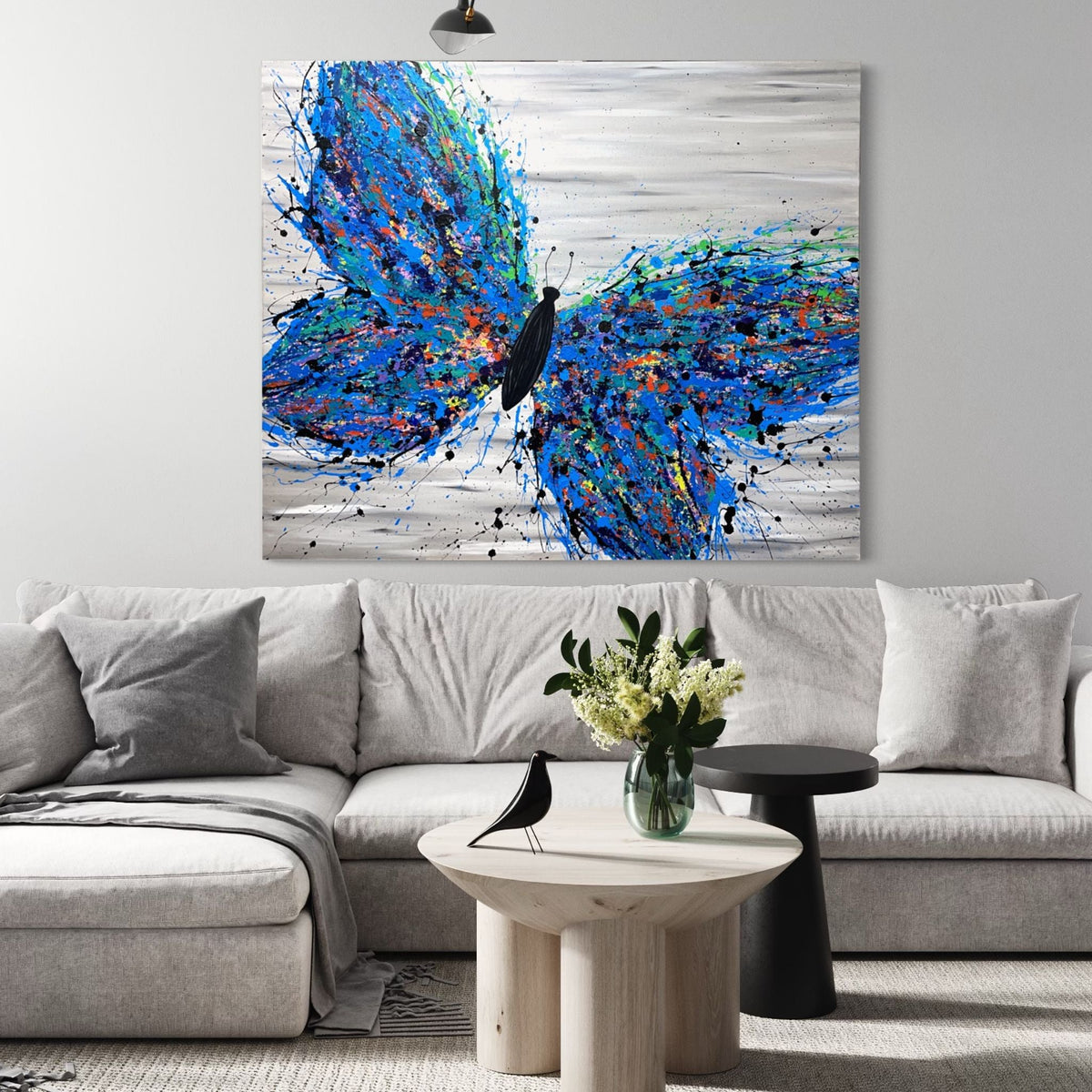 ORIGINAL ARTWORK - WILD BUTTERFLY - BY Albert Levi Art