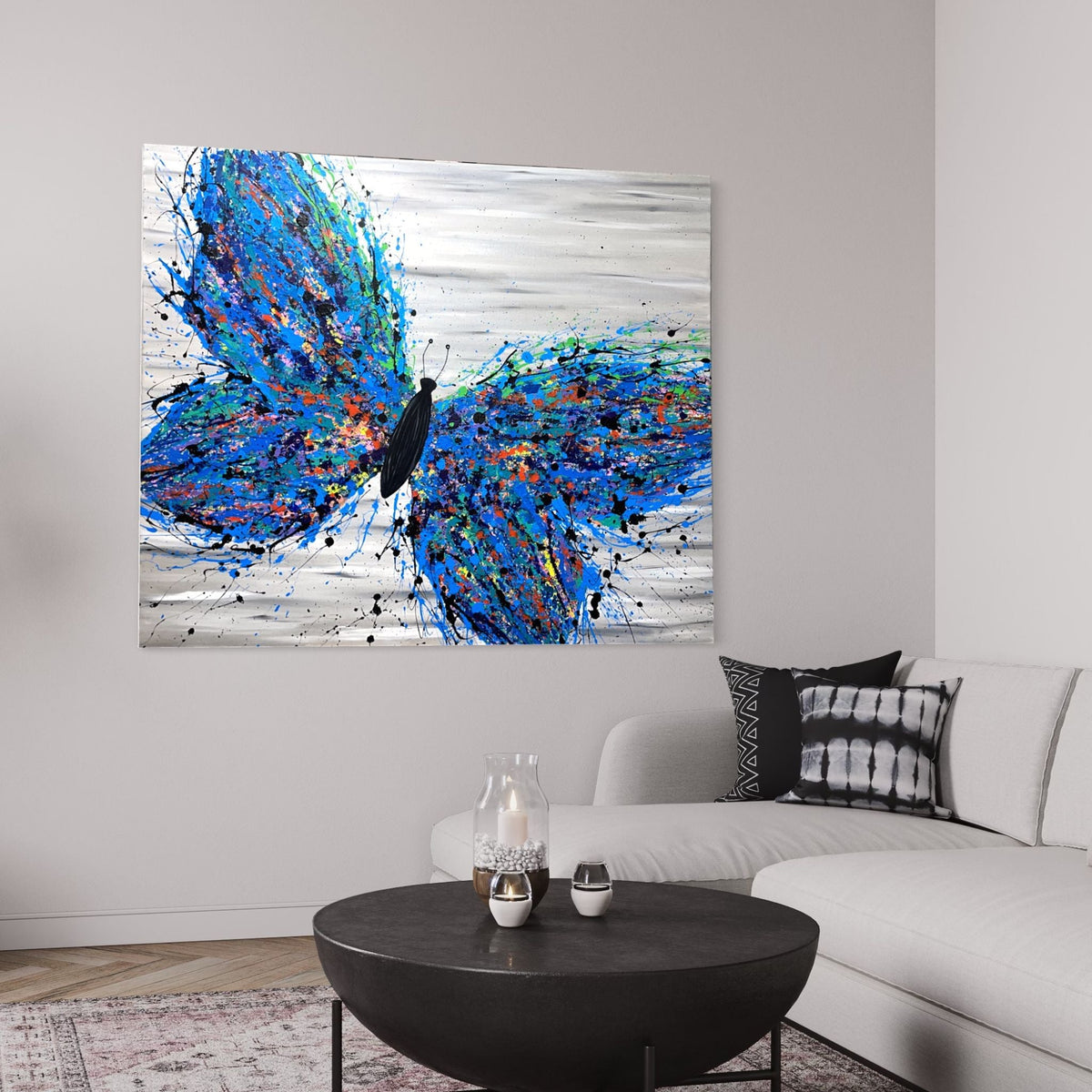 ORIGINAL ARTWORK - WILD BUTTERFLY - BY Albert Levi Art