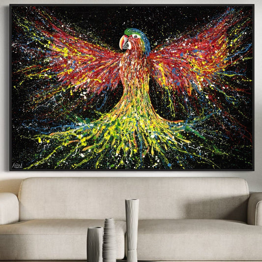 ORIGINAL ARTWORK - Wild Color - BY Albert Levi Art