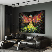 ORIGINAL ARTWORK - Wild Color - BY Albert Levi Art