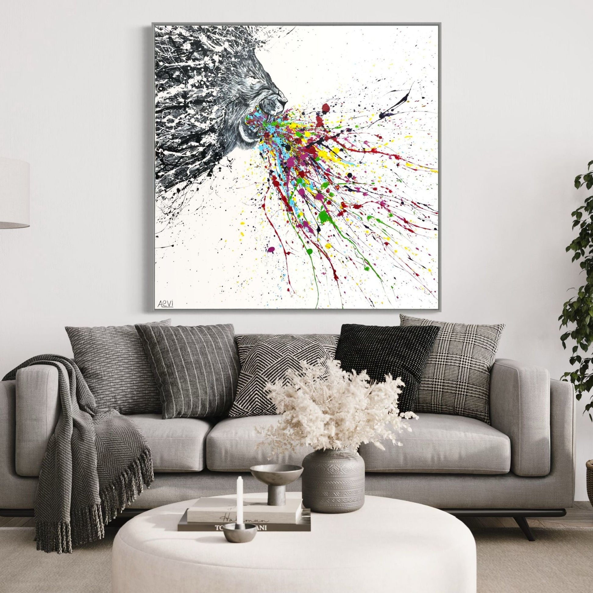 ORIGINAL ARTWORK - WILD MAJESTIY - BY Albert Levi Art