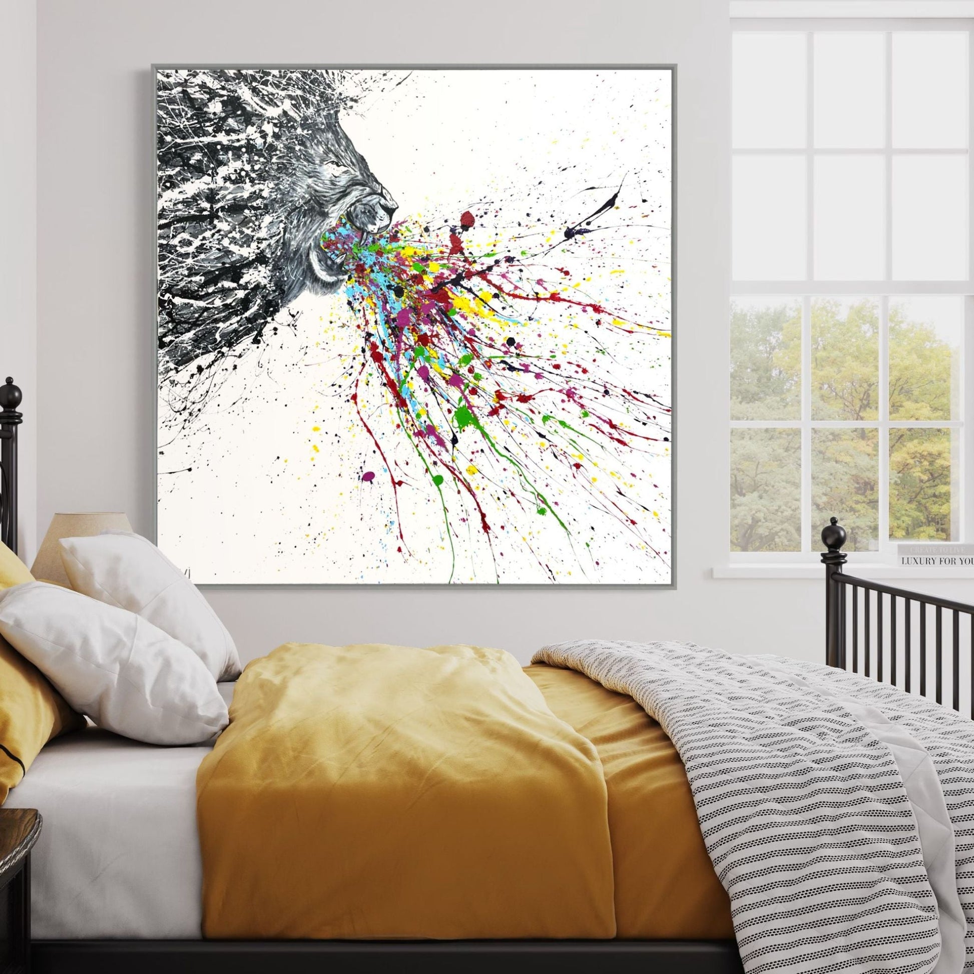 ORIGINAL ARTWORK - WILD MAJESTIY - BY Albert Levi Art