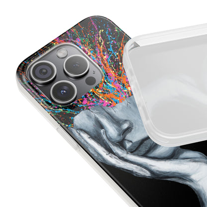 Phone Case - Exploded Head - Phone Case BY Albert Levi Art