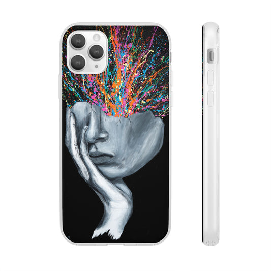Phone Case - Exploded Head - Phone Case BY Albert Levi Art